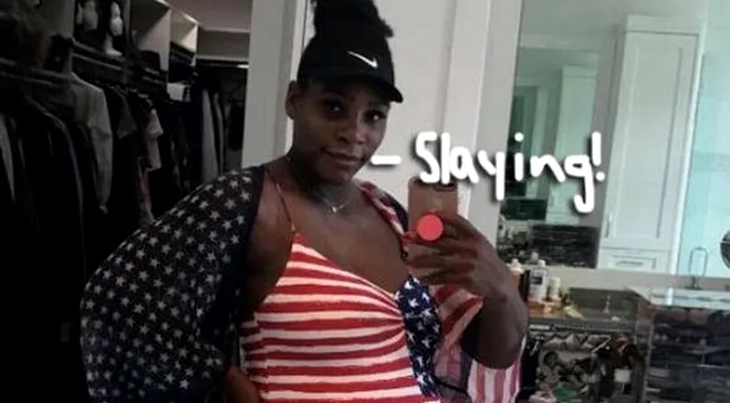 VIDEO | Serena Williams a intrat pe terenul de antrenament deși este însărcinată în șapte luni. Cum arată acum reverul puternic al jucătoarei cu 23 de titluri de Mare Șlem