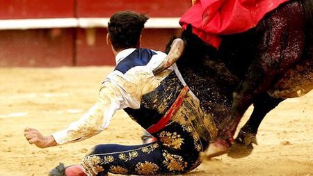 Imagini șocante cu un toreador din Spania. VIDEO | Momentul în care s-a pus în genunchi în fața taurului, iar lucrurile au luat o turnură dramatică