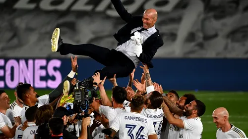 Zinedine Zidane surprinde după titlul câștigat cu Real Madrid: „Sunt mai fericit decât atunci când am cucerit Champions League”