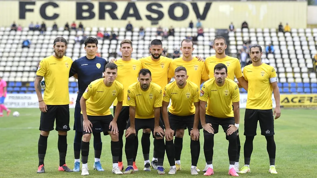 FC Brașov, statistică de coșmar în prima parte a sezonului de Liga 2. Apărare jenantă și atac inexistent pentru echipa care a avut trei antrenori în 16 etape