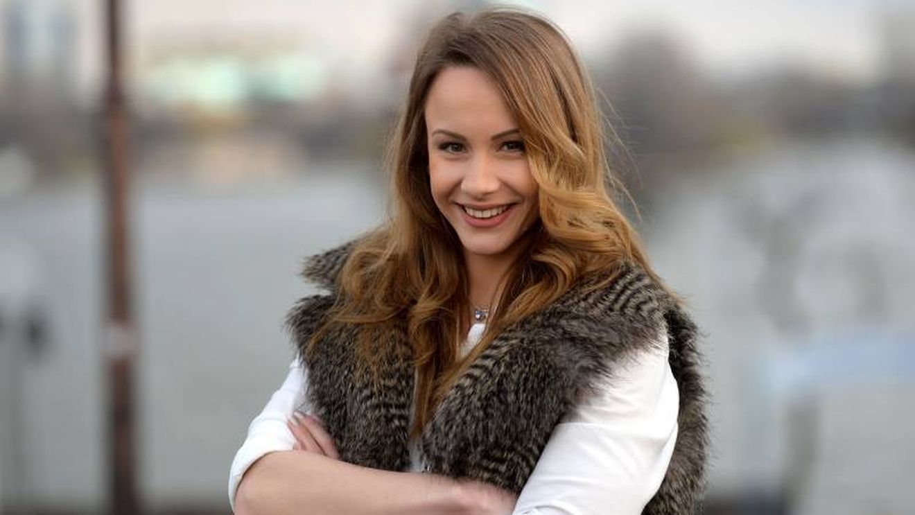 VIDEO și FOTO | Sandra Izbașa, pentru prima dată prezentatoare a știrilor sportive de la TVR 