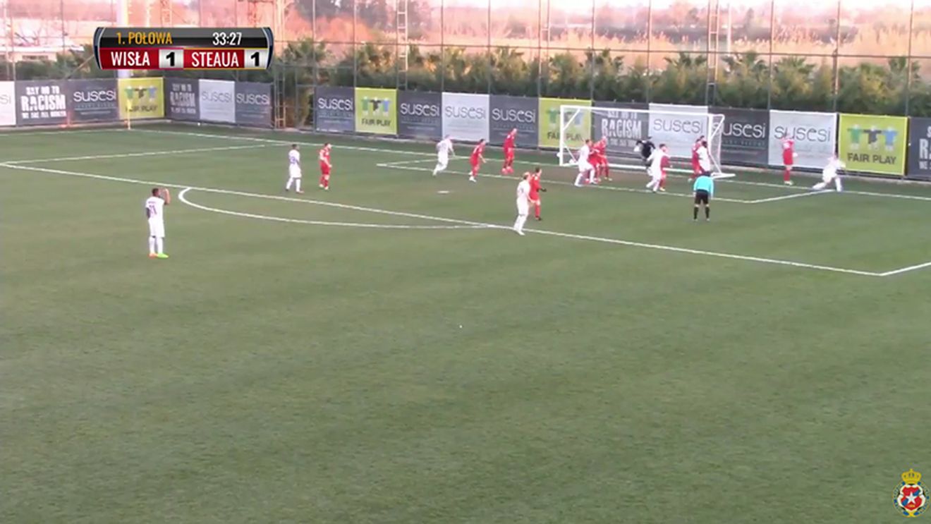 FOTO | Fază incredibilă la FCSB - Wisla. Cum a acordat arbitrul o lovitură de la 11 metri. Alibec a ratat intenționat