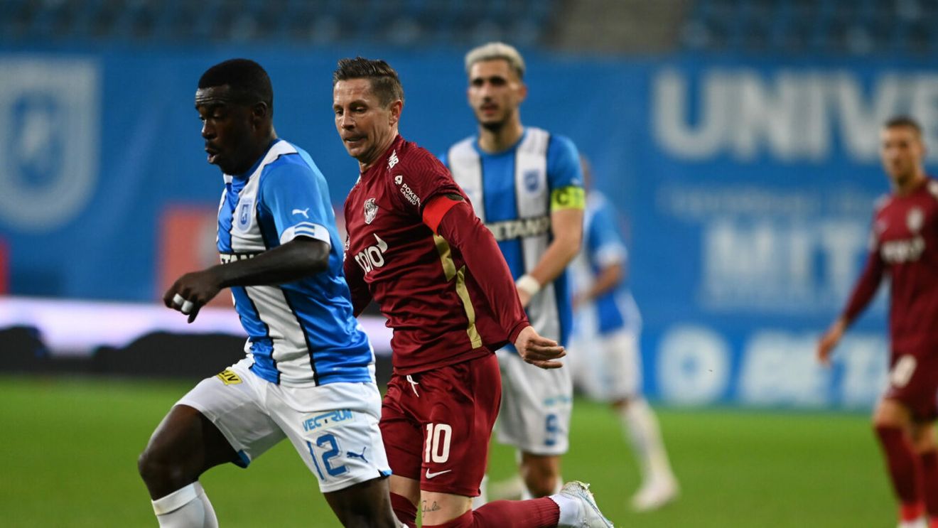 Ciprian Deac, reacție ciudată când a fost întrebat despre accidentarea suferită la încălzire înainte de Universitatea Craiova - CFR Cluj: „Hmmm... Am niște probleme”