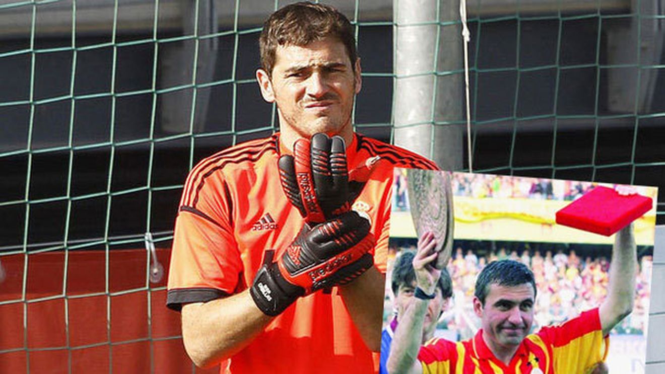 Tricoul lui Hagi, pus la loc de cinste de Casillas. Echipamentul "Regelui", pe raft cu cel al lui Matthaus și Julio Salinas