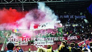 Au invadat Gruia! Galeria lui "U" i-a dominat pe rivalii de la CFR, chiar la ei acasă