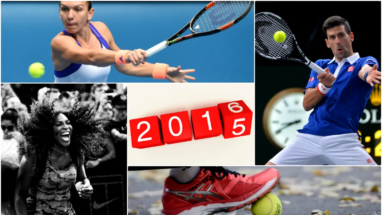Tenis | Retrospectiva anului 2015 în recorduri și bornele care se clatină în 2016. Doi jucători sunt pe punctul de a depăși 100 milioane de dolari câștigați din tenis, Simona Halep - la o lungime de un record al Virginiei Ruzici