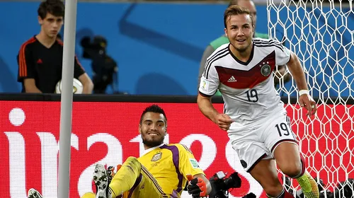 Jignit, umilit, învingător. Gotze și-a luat revanșa, marcând un gol cât un Mondial. Eroul Germaniei, descoperit de un român: „Eu l-am făcut fotbalist mare”