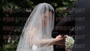 Spectaculoasă! Kira Hagi a fost sclipitoare în rochia de mireasă. L-a emoționat până la lacrimi pe Gică Hagi