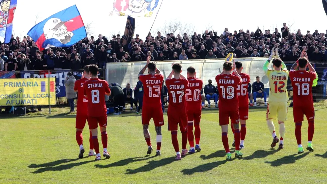 Steaua luptă până în ultima clipă pentru calificarea în play-off-ul Ligii 2. A trecut la limită de CS Afumați, iar Daniel Oprița știe să motiveze jucătorii: ”Ei decid ce se întâmplă”
