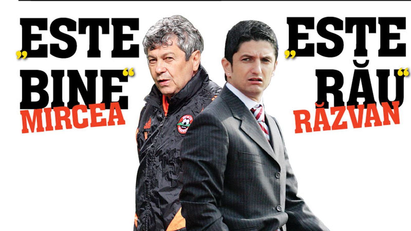Mircea și Răzvan Lucescu se contrazic pe tema transferului lui Sapunaru