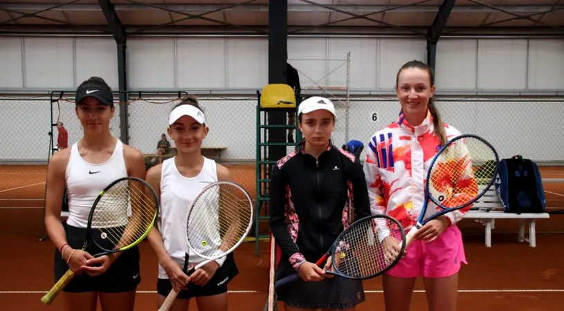 Viitorul sună bine! Eva Ionescu și Andreea Komarov, în finale. Cine a câștigat turneul de tenis dedicat juniorilor