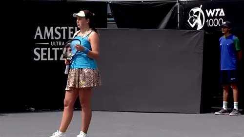 Încă un moment marca Jelena Ostapenko! Letona s-a făcut de râs la Guadalajara, după ce a cerut challenge la minge de meci pentru adversară | VIDEO