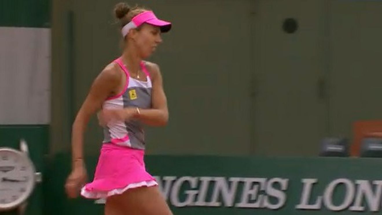 Nu a fost doar lapte și miere. Buzărnescu a reacționat nervos în partida cu Svitolina: "Ai făcut ce era mai greu, vito!"