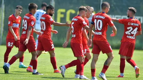 FCSB, victorie la scor în primul amical al verii! Tănase, Vînă și Octavian Popescu au marcat! Când are loc următoarea partidă de verificare | GALERIE FOTO