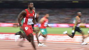 Justin Gatlin a sprintat spre cel mai bun timp al sezonului la "100 de metri": „Am încercat doar să fac rost de un bilet la Rio". Alergătorii care vor reprezenta SUA la Jocurile Olimpice din 2016