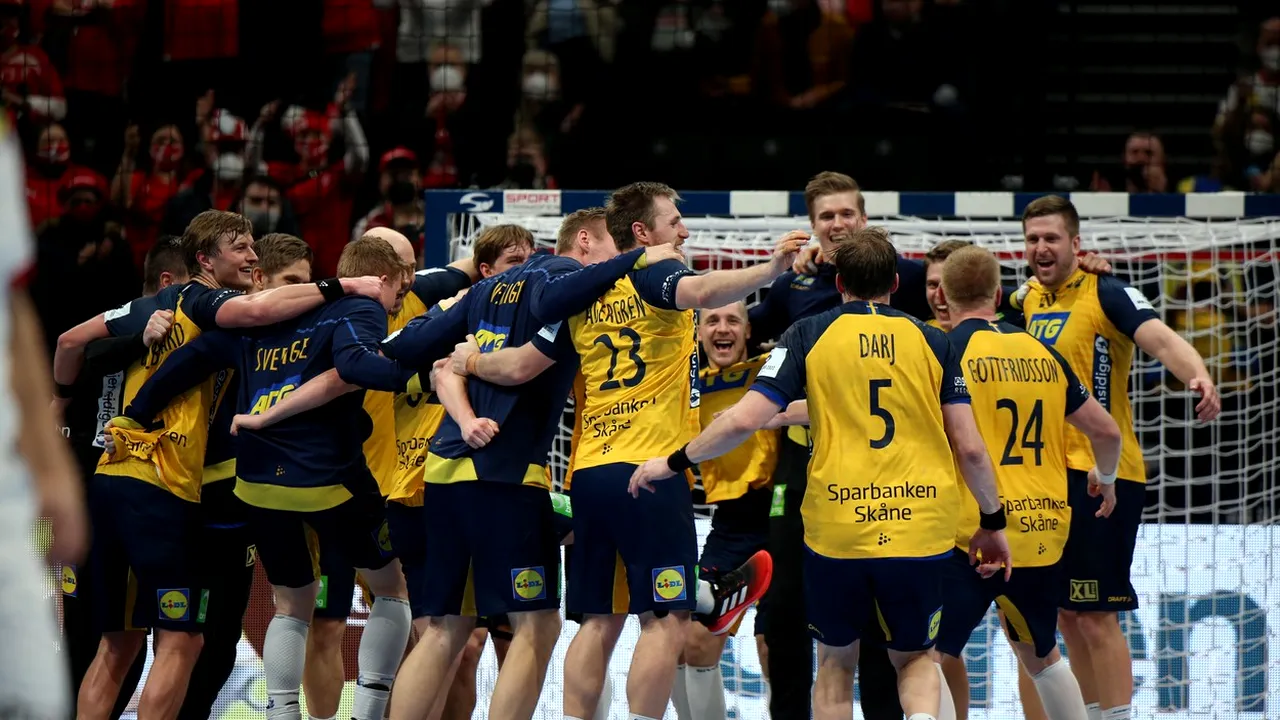 Suedia, în finala Campionatului European de handbal masculin! Spectacol total la Budapesta