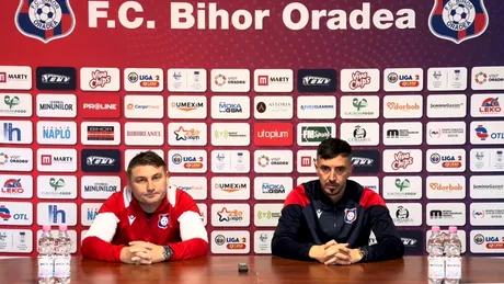 FC Bihor, meci deficil cu Corvinul în încercarea de a ieși din criză. Gheorghe Ghiț: ”Să ne mobilizăm şi să obţinem cele trei puncte.” Ioan Hora vorbește despre o datorie pe care o au jucătorii