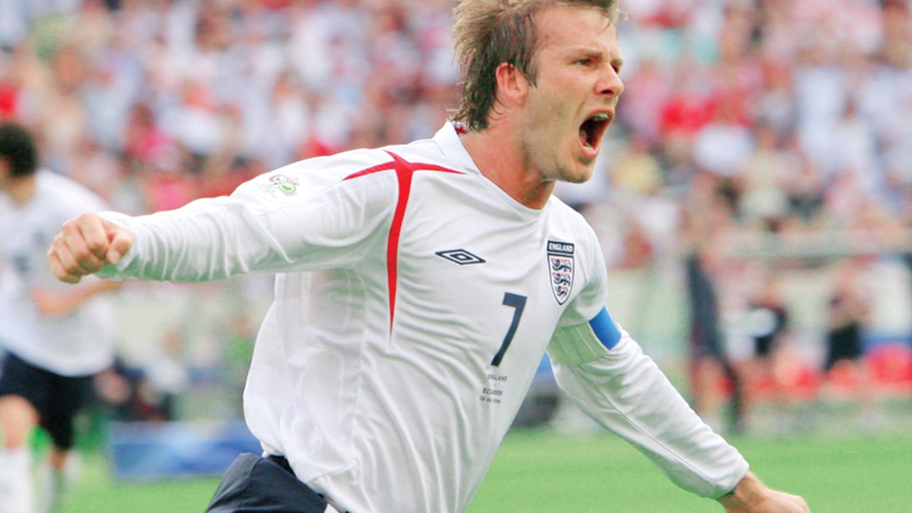 Beckham, la cota 100