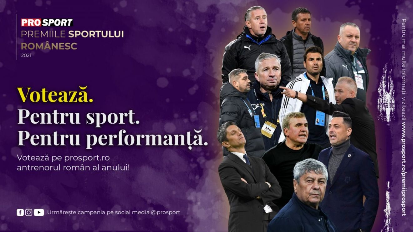 PREMIILE PROSPORT – Votează „Antrenorul anului”