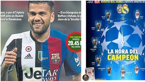 Rivalitatea Real - Barcelona nu are limite. FOTO | Cum arată primele pagini ale ziarelor Sport și Mundo Deportivo. Finala Champions League a împărțit Spania

