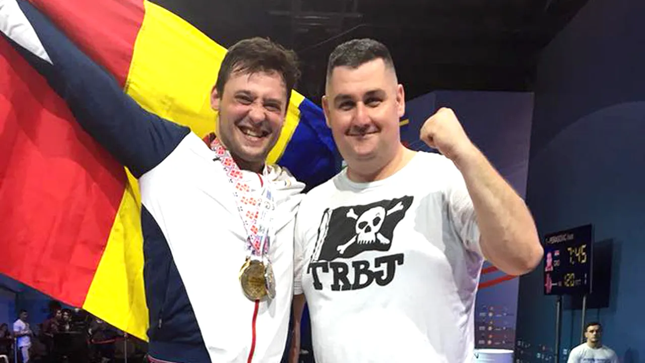 Nicolae Onica, două medalii de aur și una de argint la Europenele de haltere de la București