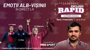 „EXCLUSIV RAPID” cu Leo Toader, Ion Manu și Rică Răducanu începe la ora 16:00 în direct pe YouTube - ProSport!