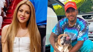 Este oficial! Shakira formează un cuplu cu Lewis Hamilton. Fosta lui Gerard Pique a fost surprinsă în timp ce se săruta cu pilotul de Formula 1