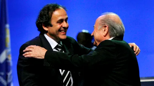 Platini va candida pentru al doilea mandat la șefia UEFA!** Blatter: „E un pas normal în cariera sa!”