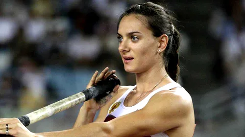 Interzisă la Jocurile Olimpice din cauza dopajului, Isinbayeva va candida pentru postul de președinte al Federației de Atletism din Rusia