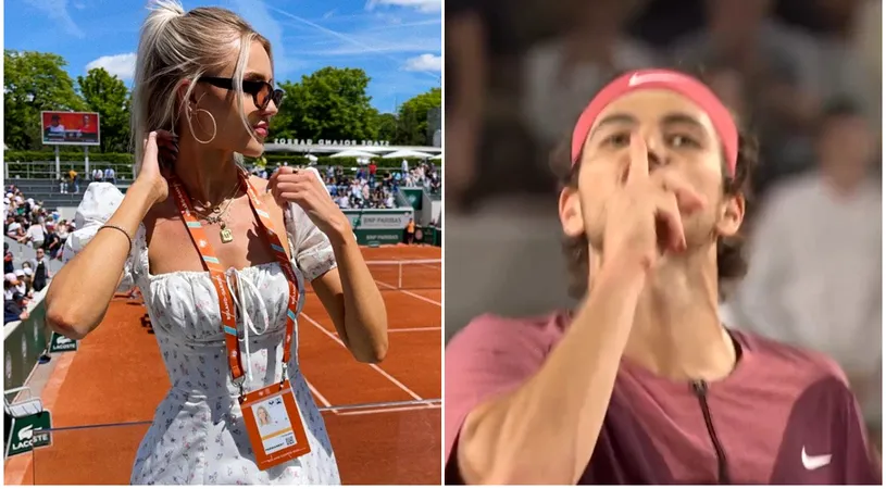 Ce a putut face iubita lui Taylor Fritz în tribune la Roland Garros, în timp ce americanul era huiduit copios de spectatori | FOTO & VIDEO