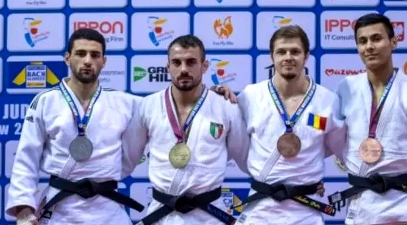 3 medalii pentru România la judo! Un rus naturalizat a spart gheața la European Open Varșovia