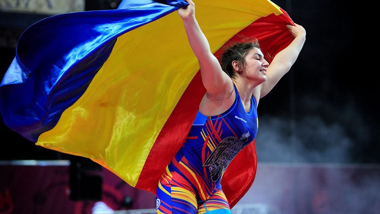 IMAGINEA ZILEI | O româncă a ridicat tricolorul în Ungaria! Alexandra Anghel a cucerit bronzul la Europeanul de lupte U23