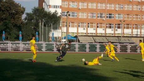 ASU Politehnica a jucat un nou amical cu juniorii de la Centrul Național de Pregătire Timișoara: 