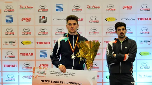 PERFORMANȚĂ‚ | Jucătorul de tenis de masă Hunor Szocs, argint la Openul Belgiei: „Cel mai bun rezultat al carierei”