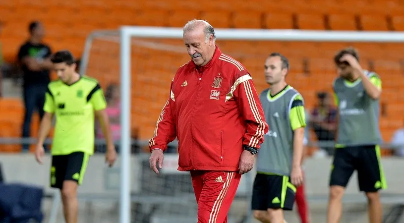 Del Bosque nu i-a convocat pe Negredo, Carvajal sau Jesus Navas pentru Mondial. Lotul final al Spaniei pentru CM 2014