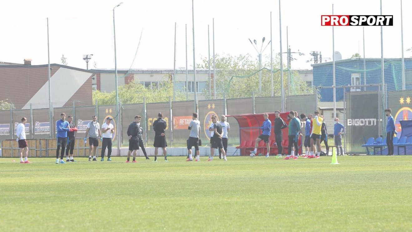 Imaginile momentului în fotbalul românesc: FCSB a reluat, oficial, antrenamentele! FOTO EXCLUSIV