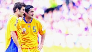 Adrian Mutu și Cristi Chivu**, între "țepele" pe ruta Inter - Roma