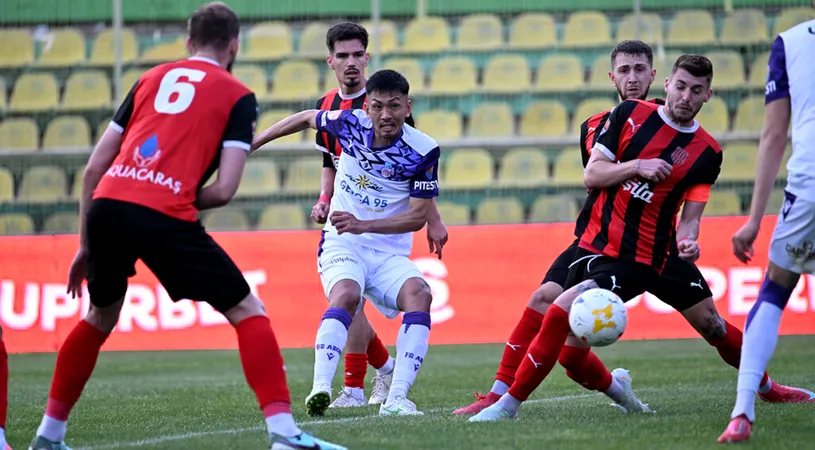 Sub lupa FRF! Revenirea pe teren în Liga 2 a lui Răzvan Avram, golul lui Takayuki Seto și vârstele portarilor Filip Munteanu și Costel Toader, în atenția federației după recenta etapă de play-off și play-out