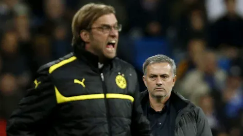 FOTO: Una dintre cele mai frumoase scene din Liga Campionilor!** Klopp și Mourinho, lecție de fair-play! Ce au făcut când s-au întâlnit 