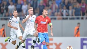 "Am fost ca o familie și asta s-a văzut! Probabil cei de la Plzen au emoții când joacă împotriva noastră". Alibec, mulțumit după un gol și o pasă decisivă. Cum vede acum conflictul cu Mihai Stoica