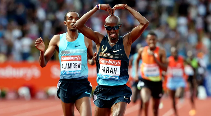 Circ pe pâine în atletism. Vernon l-a atacat pe Mo Farah după ce a fost sărit de pe lista de  la Birmingham: 