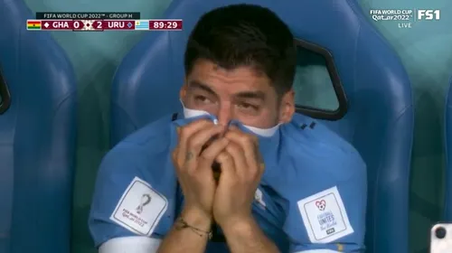 Luis Suarez, în lacrimi după golul marcat de Coreea de Sud! Cum a reacționat când a aflat că Uruguay este eliminată de la Campionatul Mondial