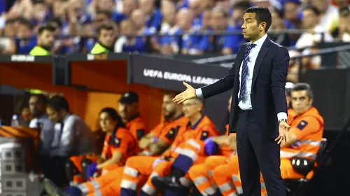 Giovanni van Bronckhorst, distrus după ce Rangers n-a câștigat Europa League: „E la pământ, l-am văzut!”