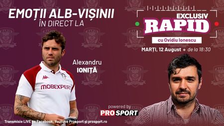 „EXCLUSIV RAPID” cu Alexandru Ioniță, înaintea derby-ului RAPID - FCSB