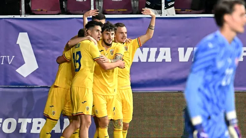 România U21 - Elveția U21 3-1, în preliminariile Campionatului European de tineret! „Tricolorii mici” se califică pentru a patra oară consecutiv la turneul final!