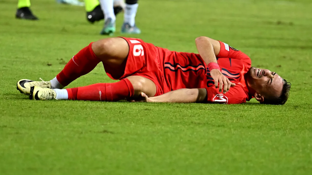 Primele imagini cu Mihai Lixandru, după accidentarea gravă din PAOK – FCSB 0-1. Cum a apărut pe aeroportul Henri Coandă