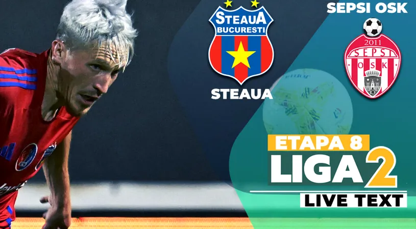 Ce începe rău, se termină bine pentru Steaua, în Ghencea! Sepsi OSK a lovit fulgerător cu fostul ”militar” Nacho Heras, însă Oprița a mutat câștigător cu alt spaniol