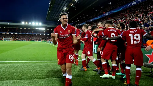 Poezie in mișcare! Liverpool a jucat la cel mai înalt nivel și e aproape calificată după 3-0 cu Manchester City. Cronica meciului de pe Anfield