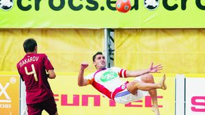 România va juca finala mică** la Campionatul European de Fotbal pe Plajă cu Portugalia