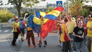 Suntem peste tot acasă!** Românii, susținuți în Luxemburg: "Am venit din Franța! Nu puteam să pierd acest meci"